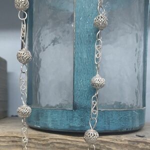 Vintage Mexican Silver Wedding Necklace